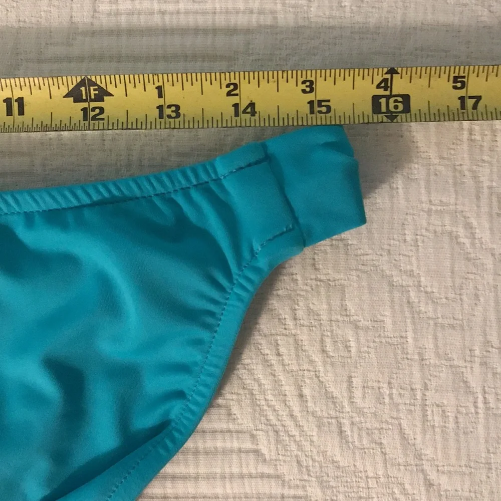 Venus Turquoise Blue Halter Bikini Set Two Piece Swimsuit Bottoms 14 Top 36 DDD